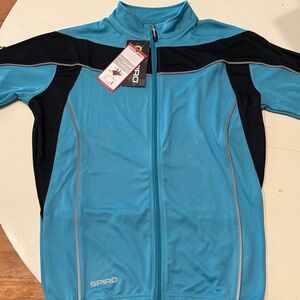 Spiro Bikewear Full Zip Top S188M Men’s S Blue/Black